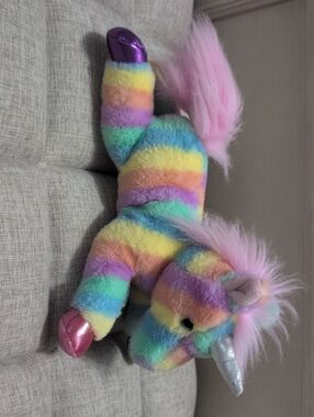 Aurora~ Mint~ Rainbow Unicorn Stuffed Animal